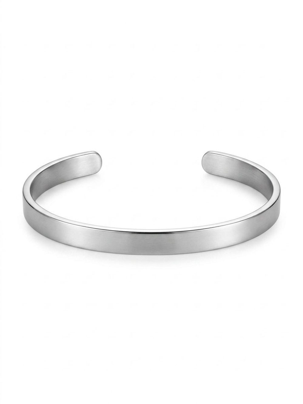 Inspirational Engraved Silver Cuff Bracelet Thank You For Being Part Of My Story
